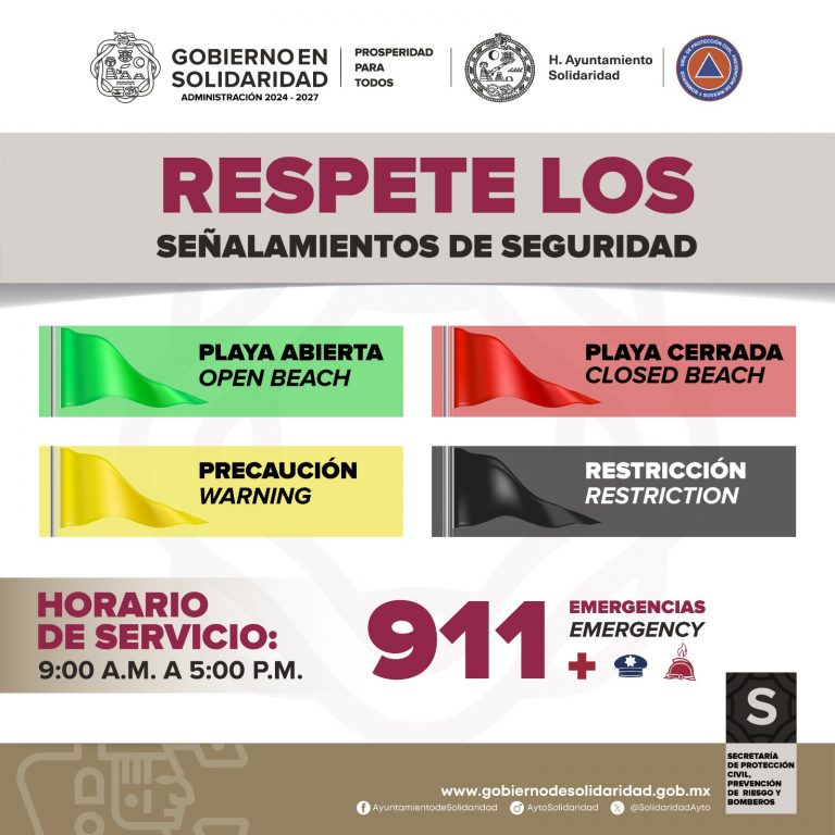 RESPETE LOS SEÑALAMIENTOS DE SEGURIDAD