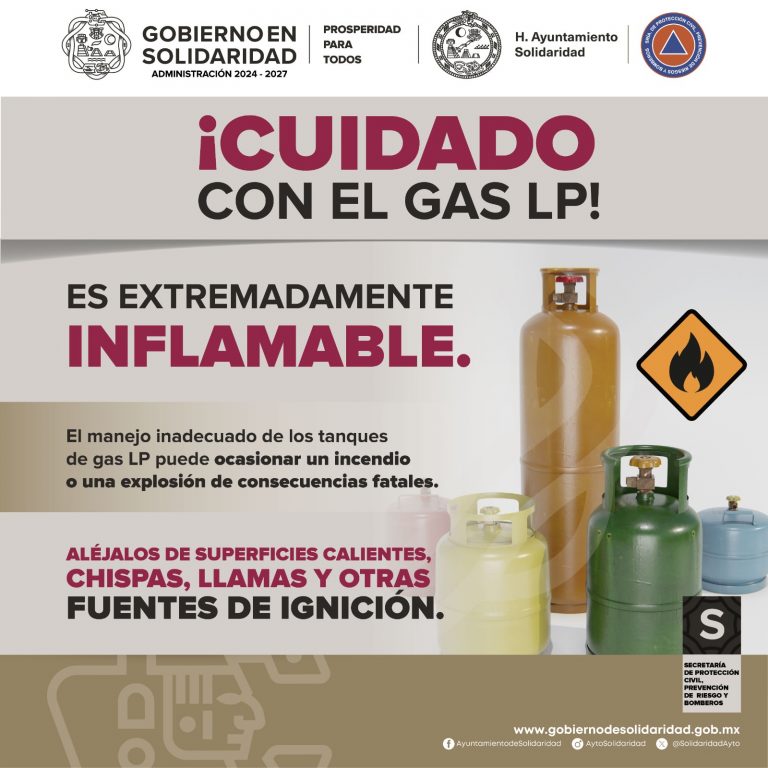 ¡CUIDADO CON EL GAS LP!