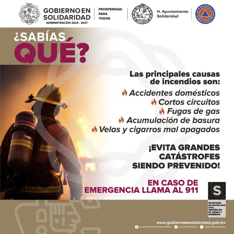 ¡EVITA GRANDES CATÁSTROFES SIENDO PREVENIDO!