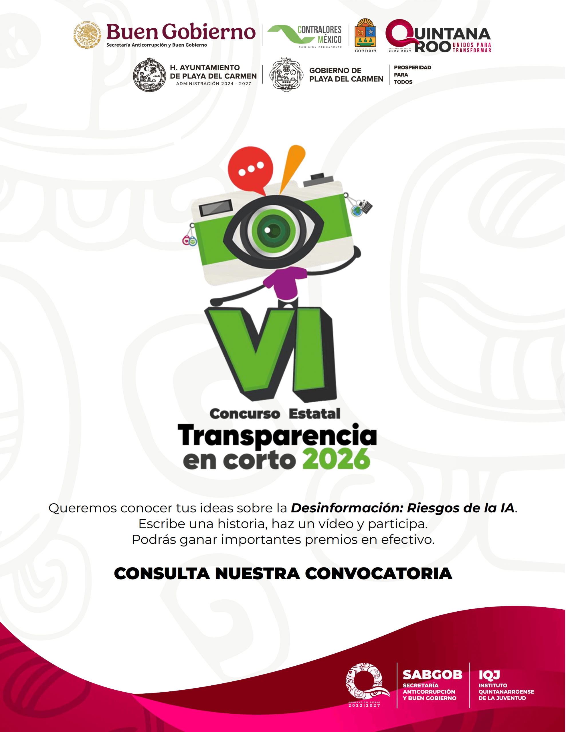 Concurso Estatal Transparencia en corto 2026